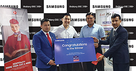 Samsung S10 announced and awarded the winner of  pre-bookings Lucky draw